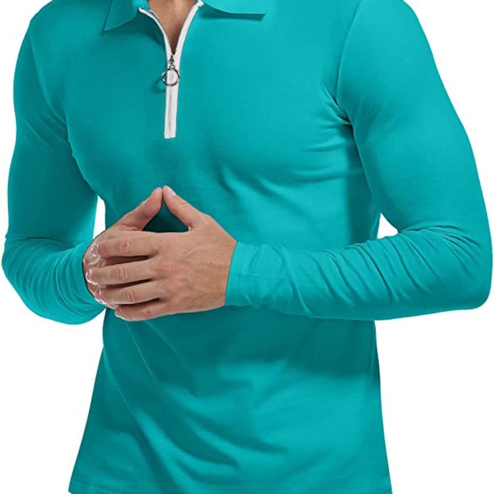 Men's Long Sleeve Polo Shirt